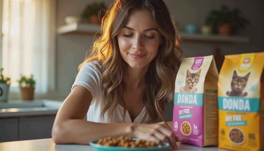 Visual context for wet food vs dry food for cats